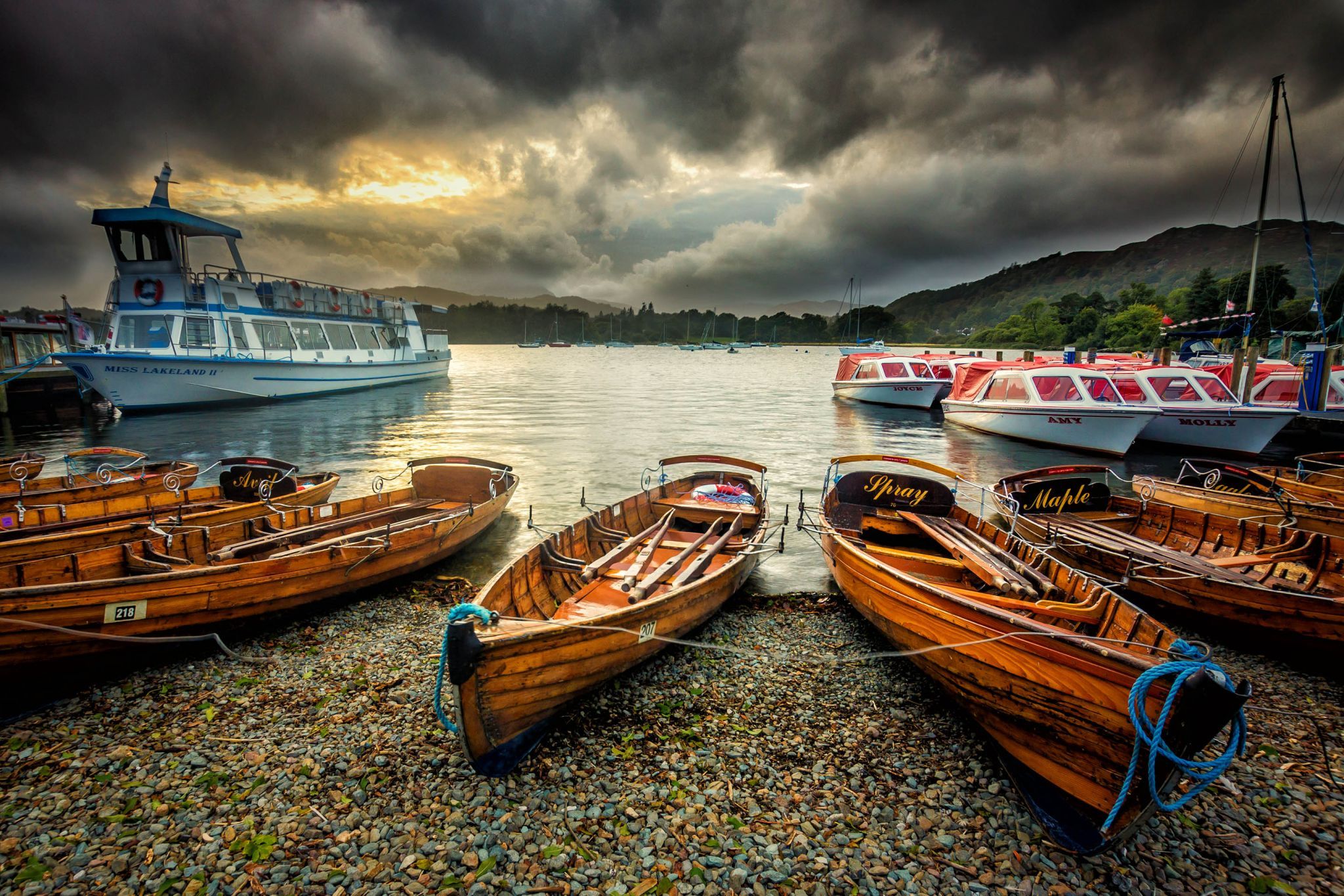 Ambleside in the Lake District, United Kingdom