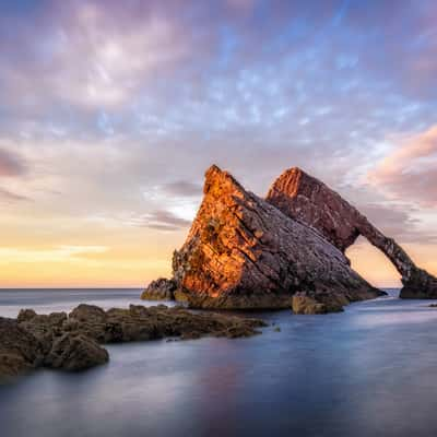 Bow Fiddle Rock, Scotland, United Kingdom