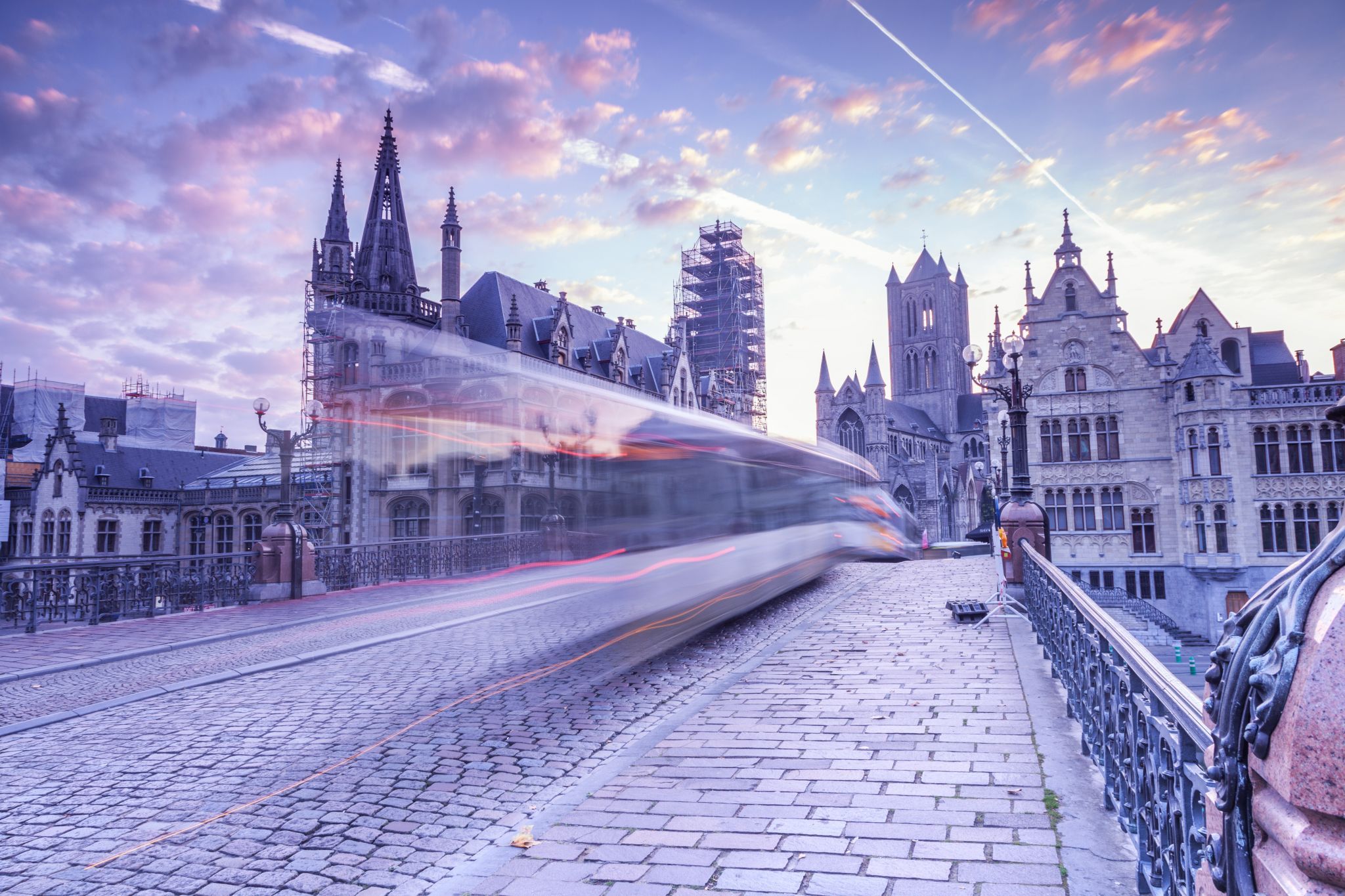 Bridge St-Michiels, Ghent, Belgium