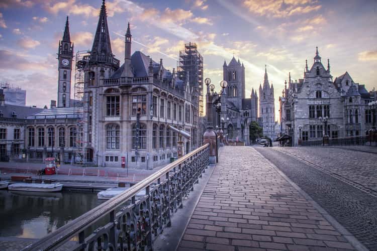 Bridge St-Michiels, Ghent