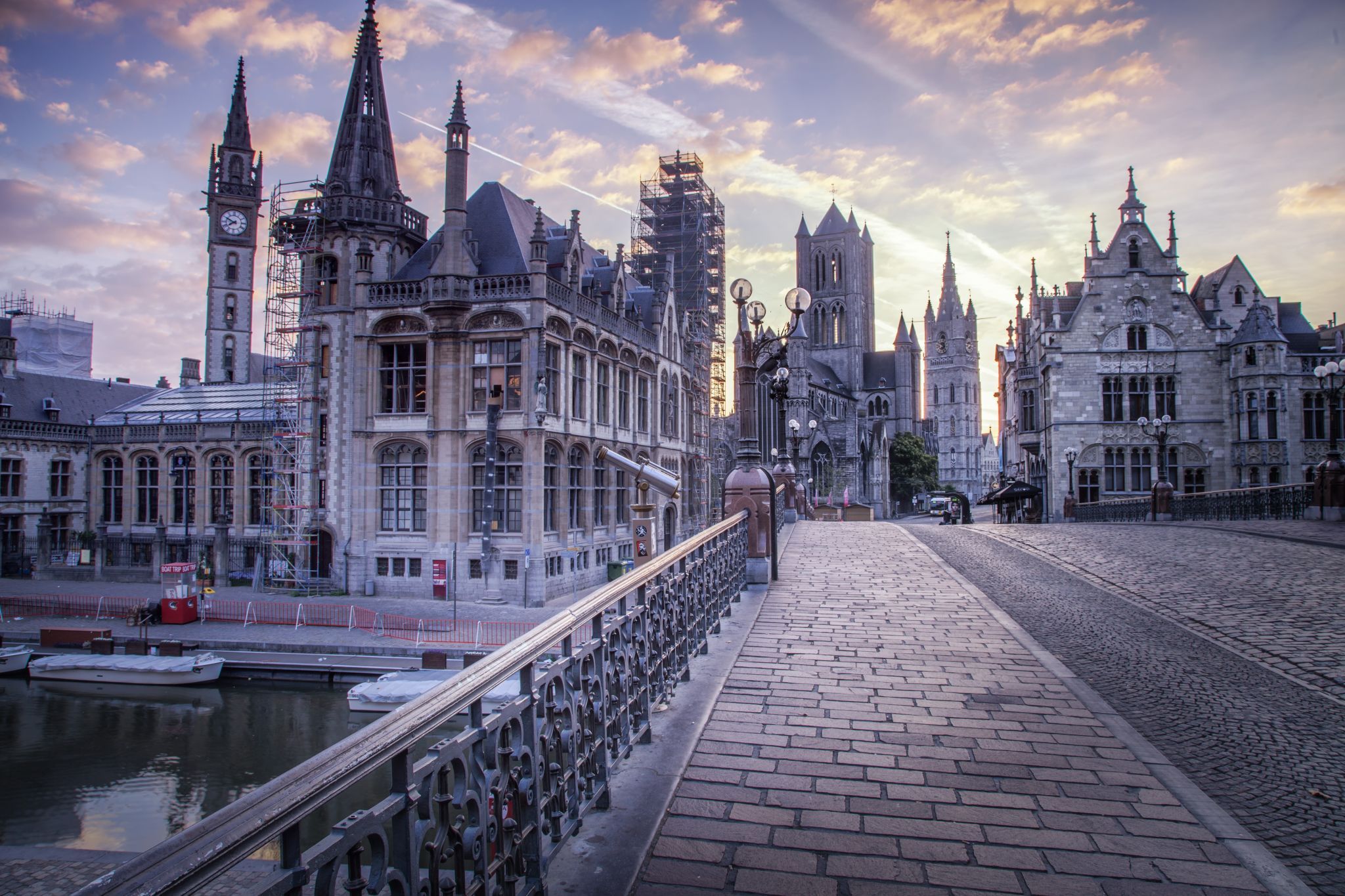 Bridge St-Michiels, Ghent, Belgium