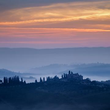 Dawn at San Gimignano, Italy