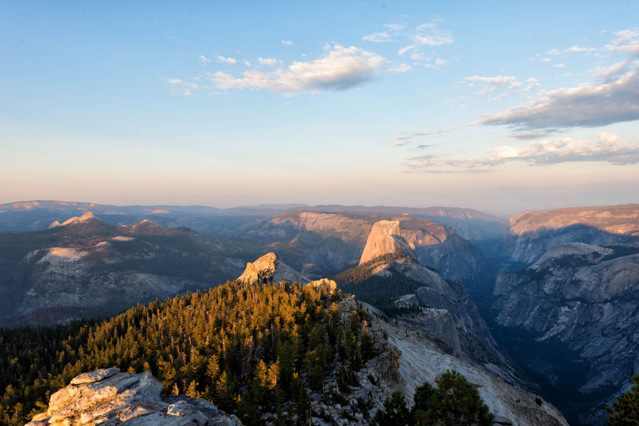 Half Dome from Cloud's Rest Peak, Yosemite, USA