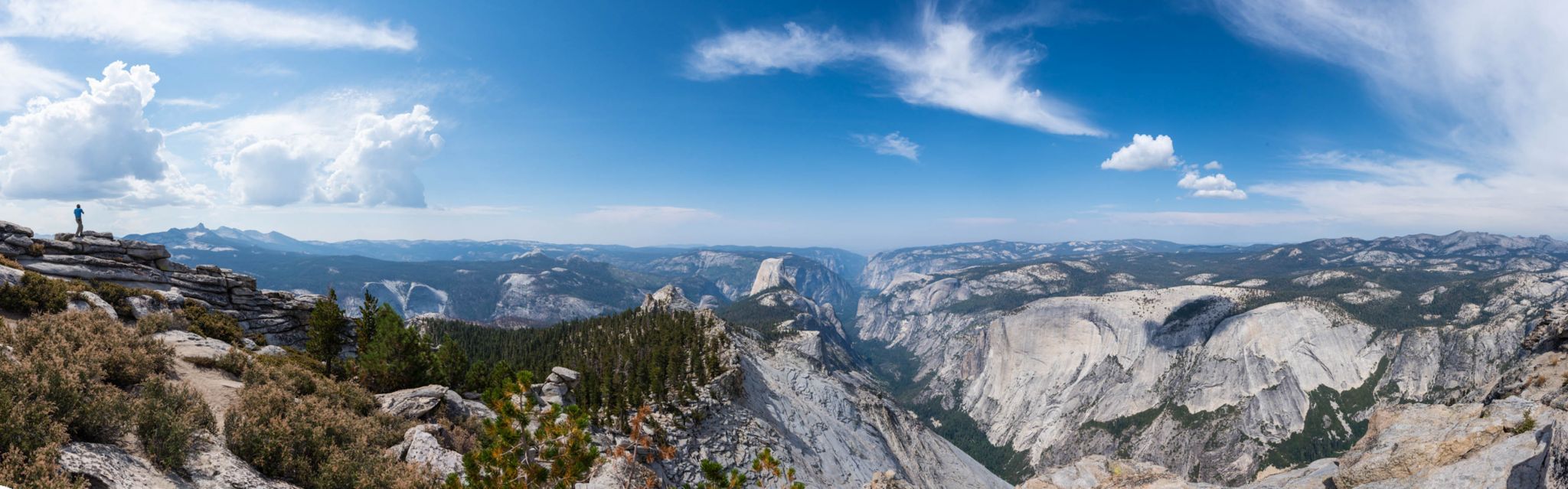 Half Dome from Cloud's Rest Peak, Yosemite, USA