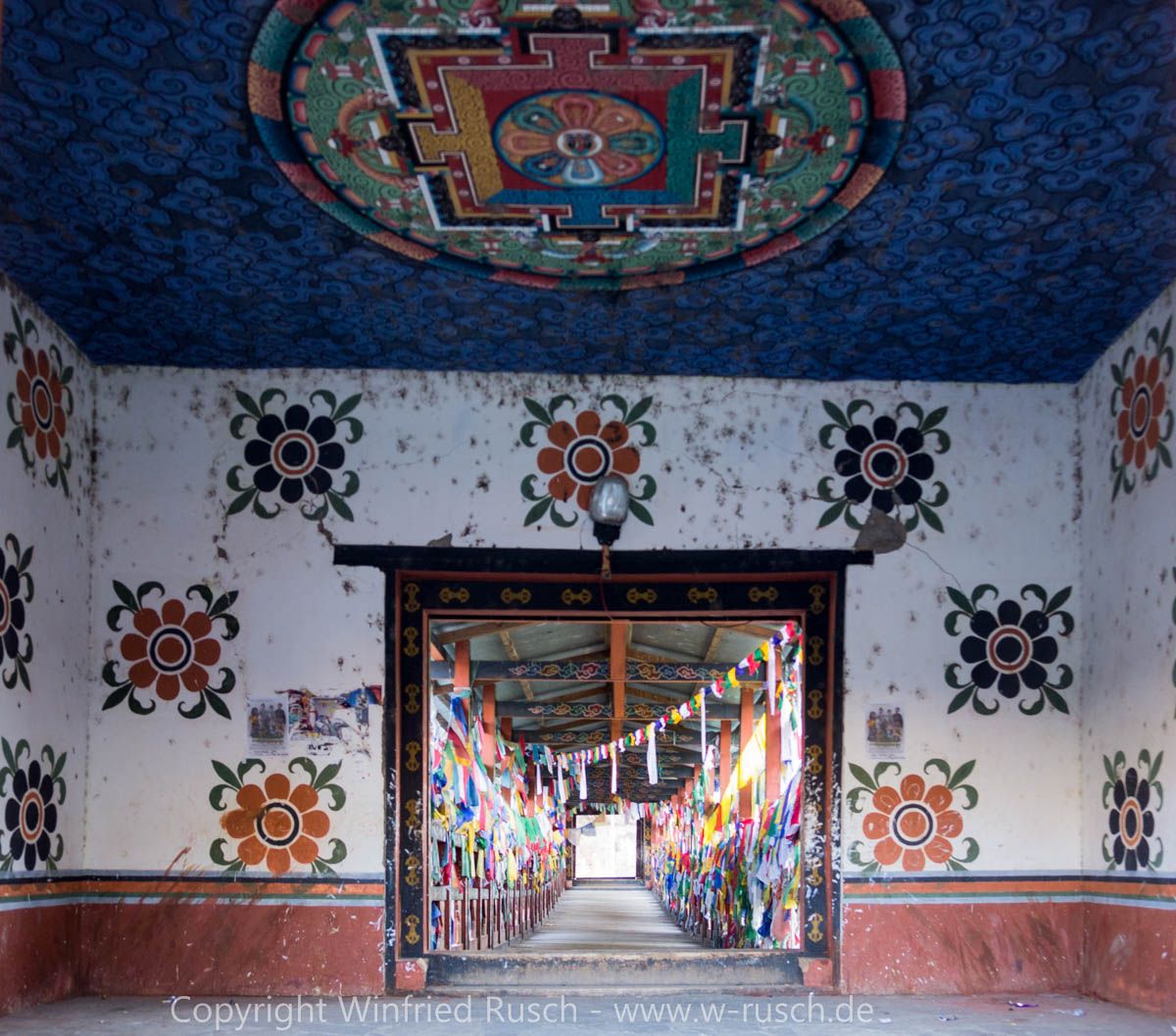 Kuendeyling Baazam Brücke, Bhutan