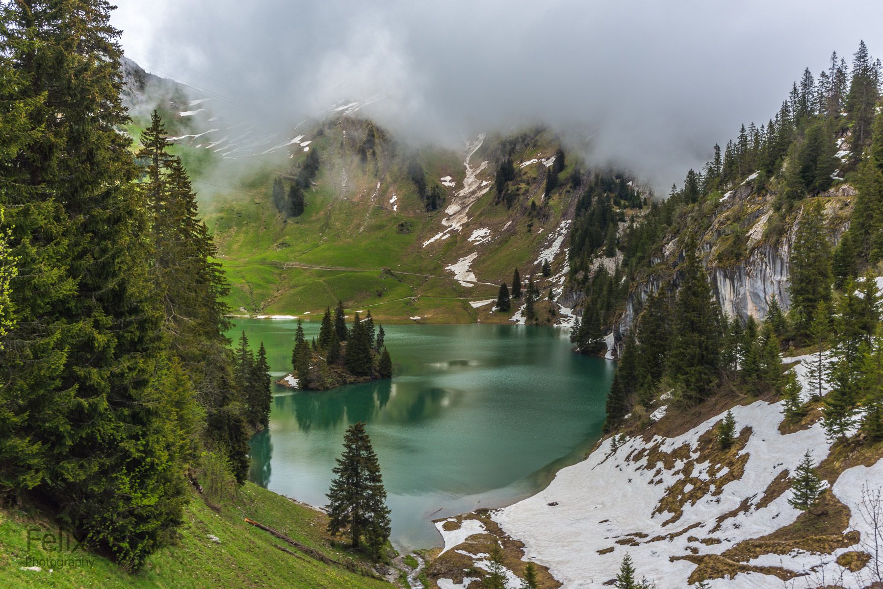 View to Stockhorn, Switzerland