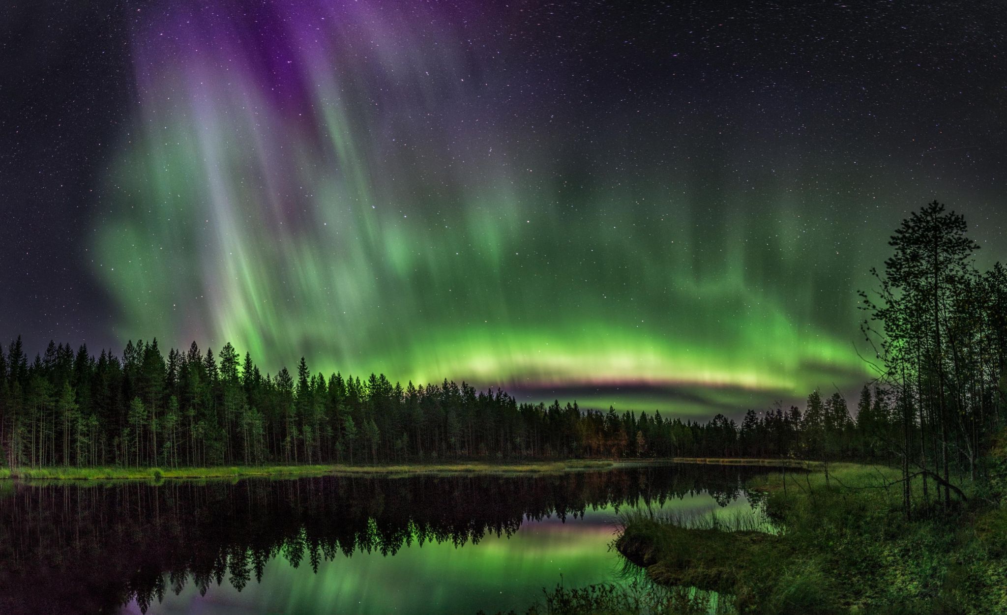 Lonely pond, Finland