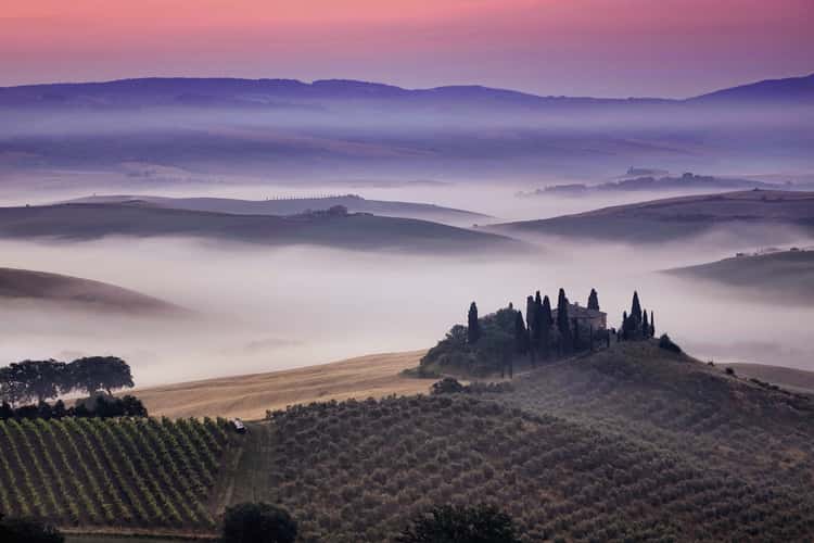 Podere Belvedere in the Val D'orcia Tuscany