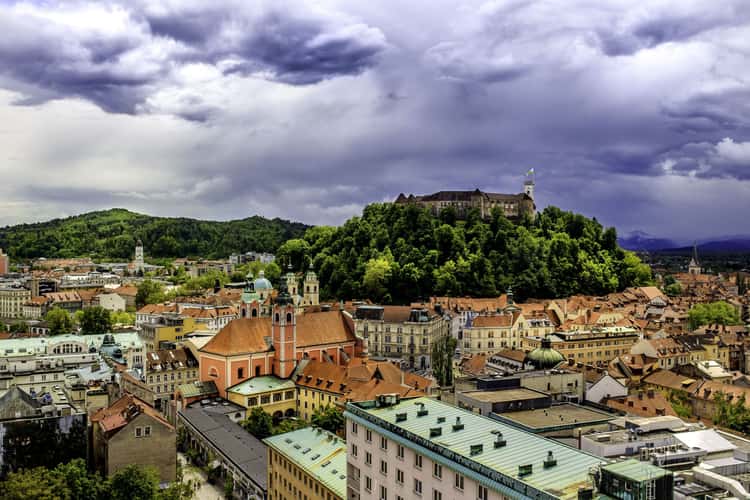 Skyscraper view, Ljubljana