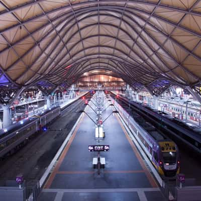 Southern Cross Train Station Melbourne, Australia