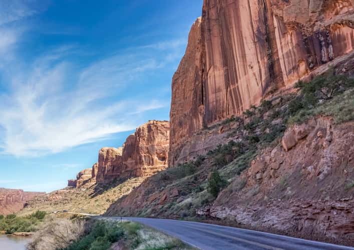 State Route 128 on Colorado River