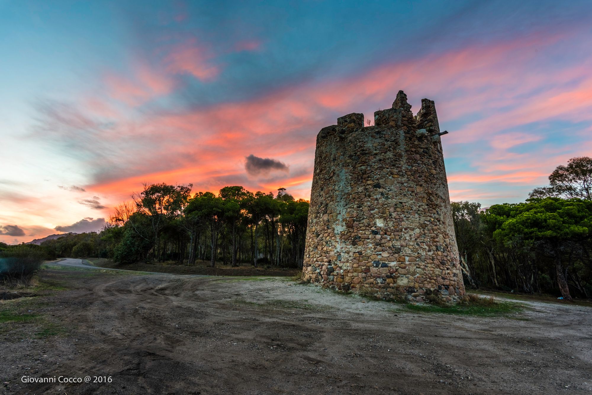 torre spagnola cala d'ostia, Italy