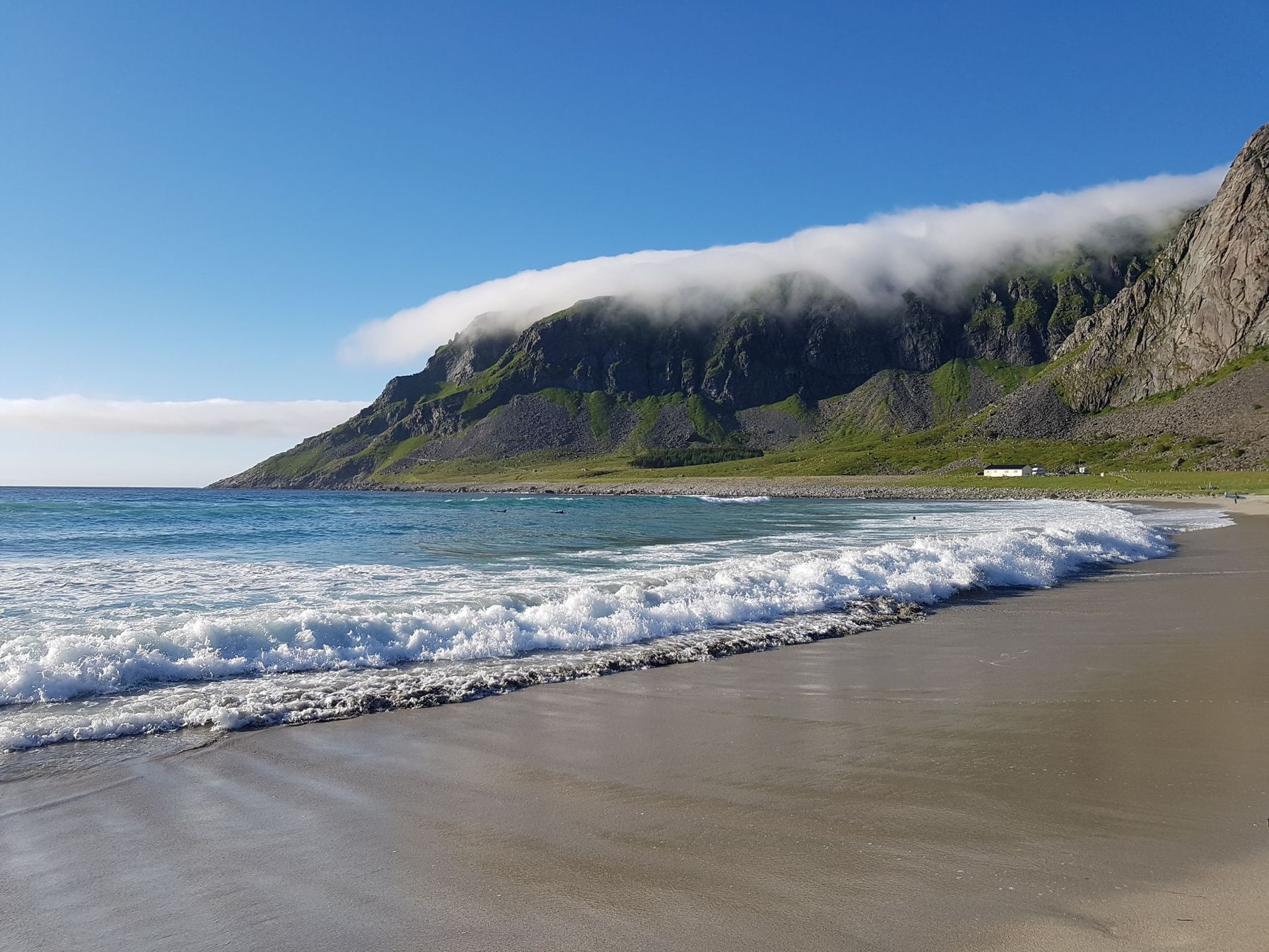 Unstad surfing beach, Norway