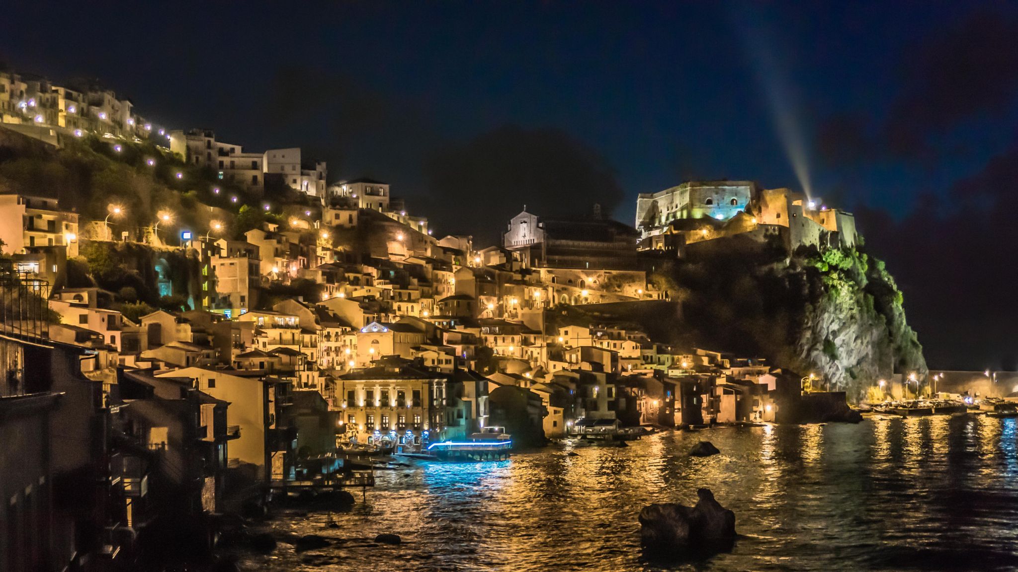 View of Scilla Castle, Italy