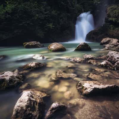 Waterfall Sum at Vintgar, Slovenia