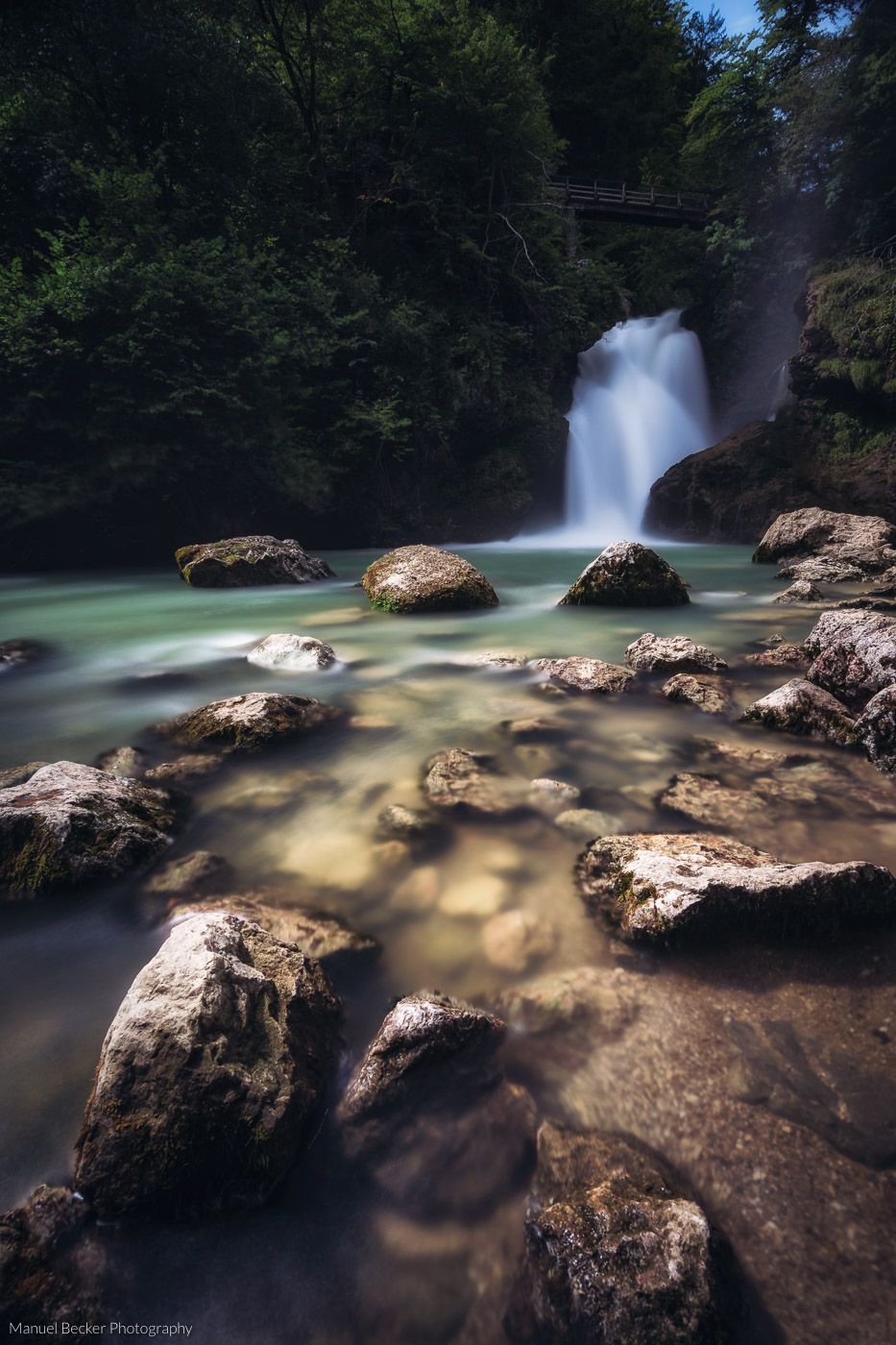 Waterfall Sum at Vintgar, Slovenia