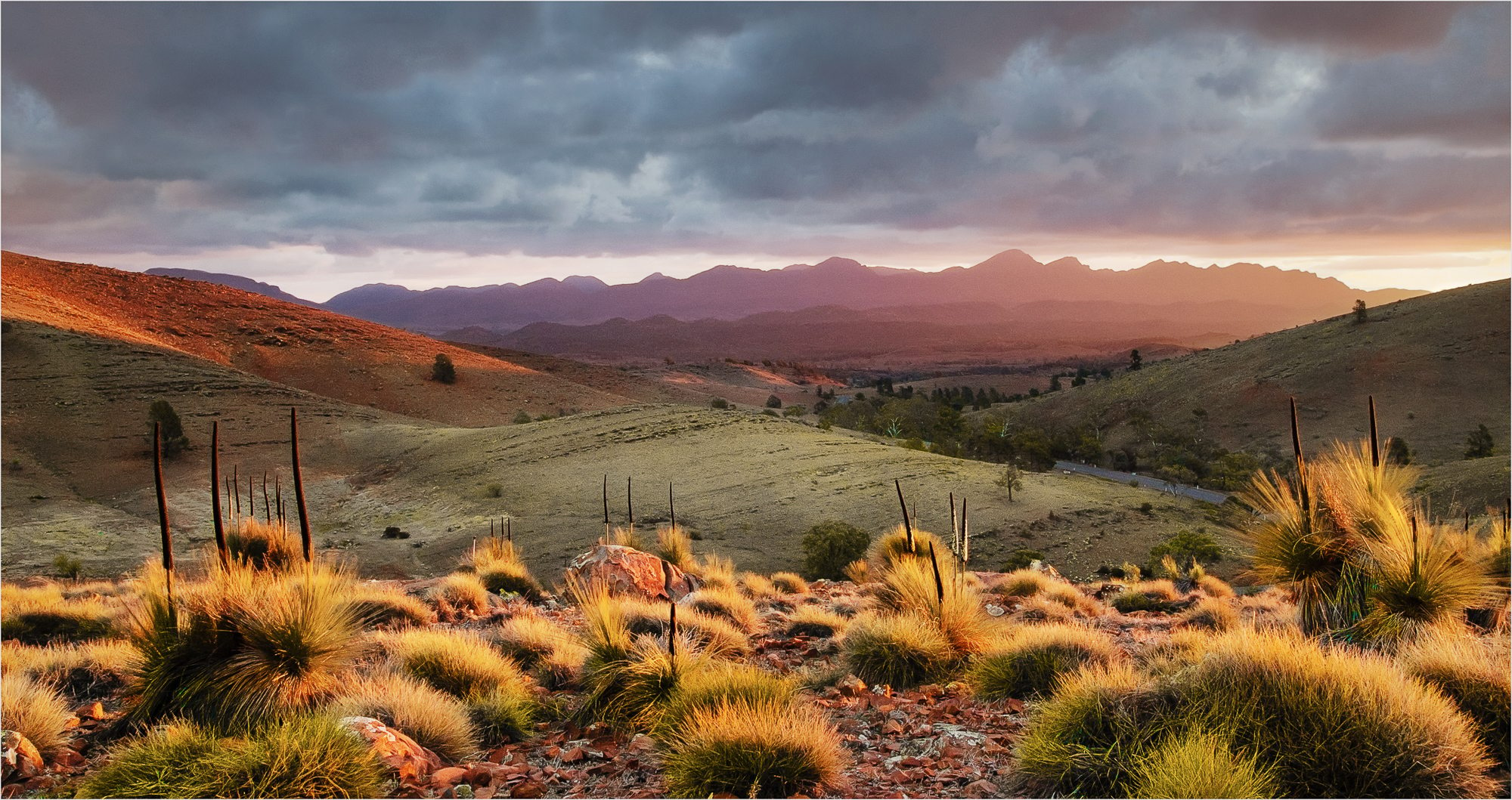 Wilpena Pound From Stokes Hill, Australia