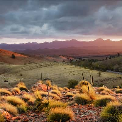 Wilpena Pound From Stokes Hill, Australia