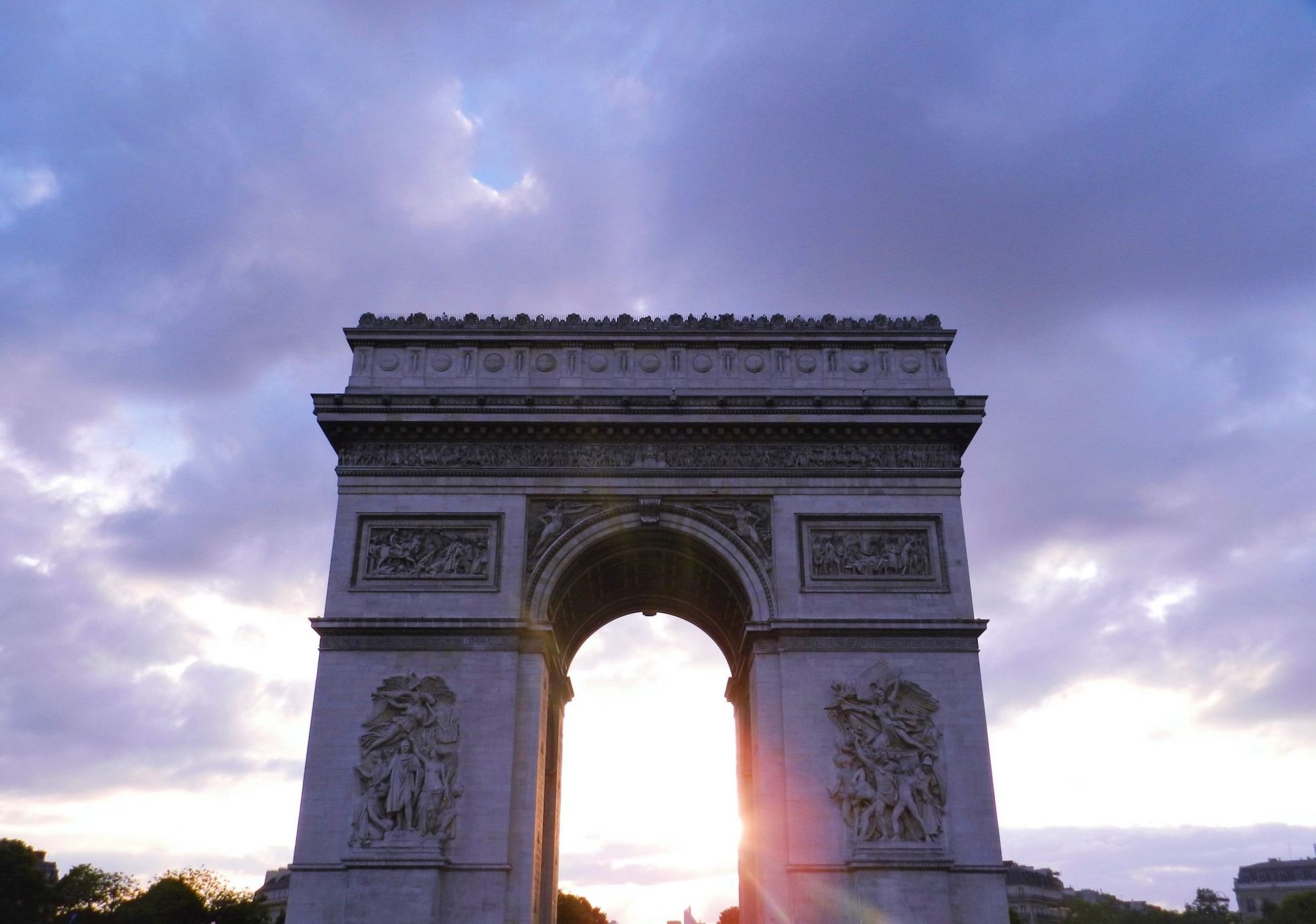 Arc de Triomphe, Street View, Paris, France