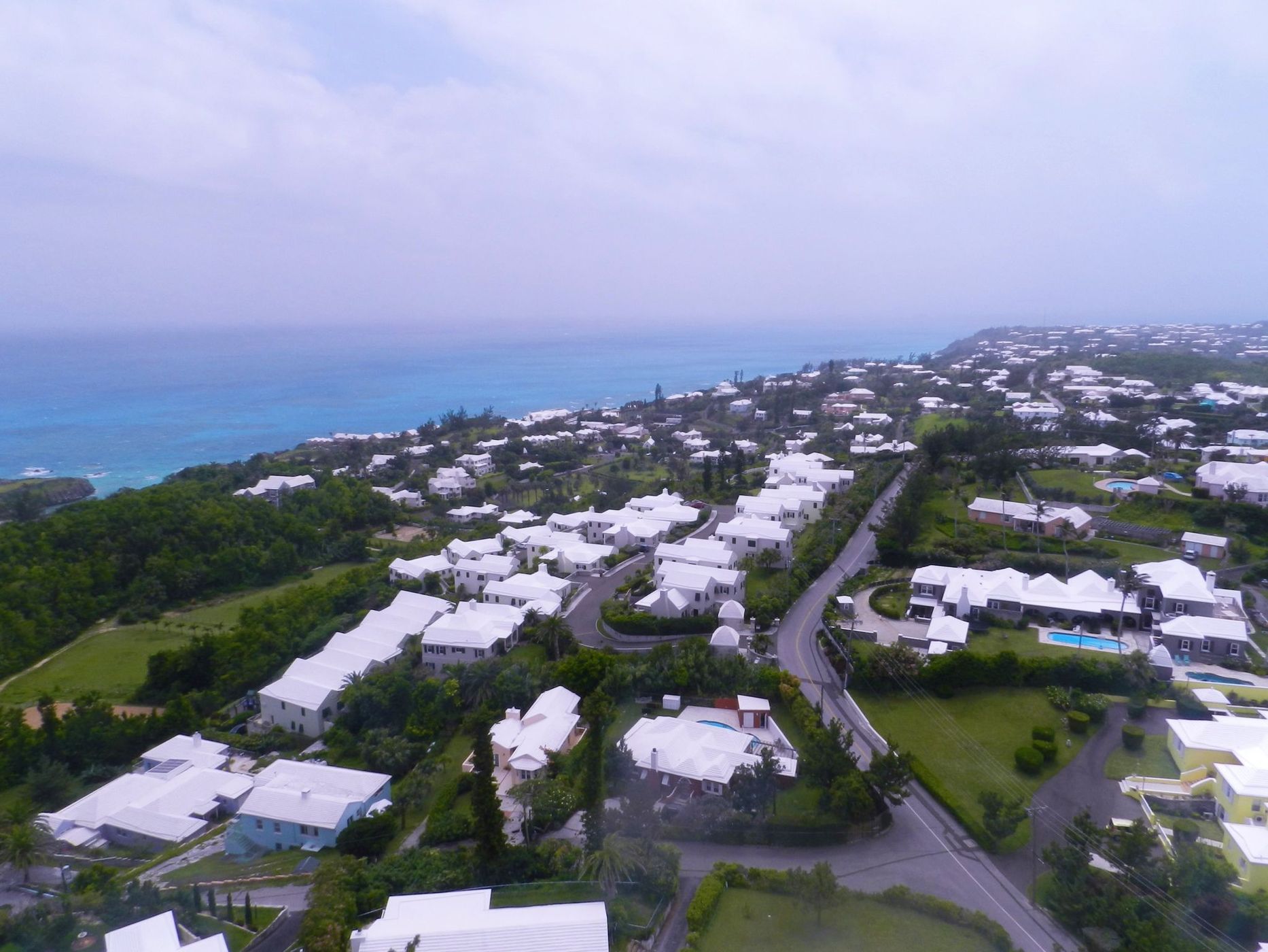 Lighthouse View over Southampton Parish, Bermuda