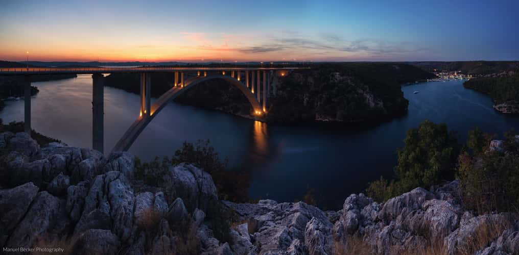 Bridge over Krka near Skradin