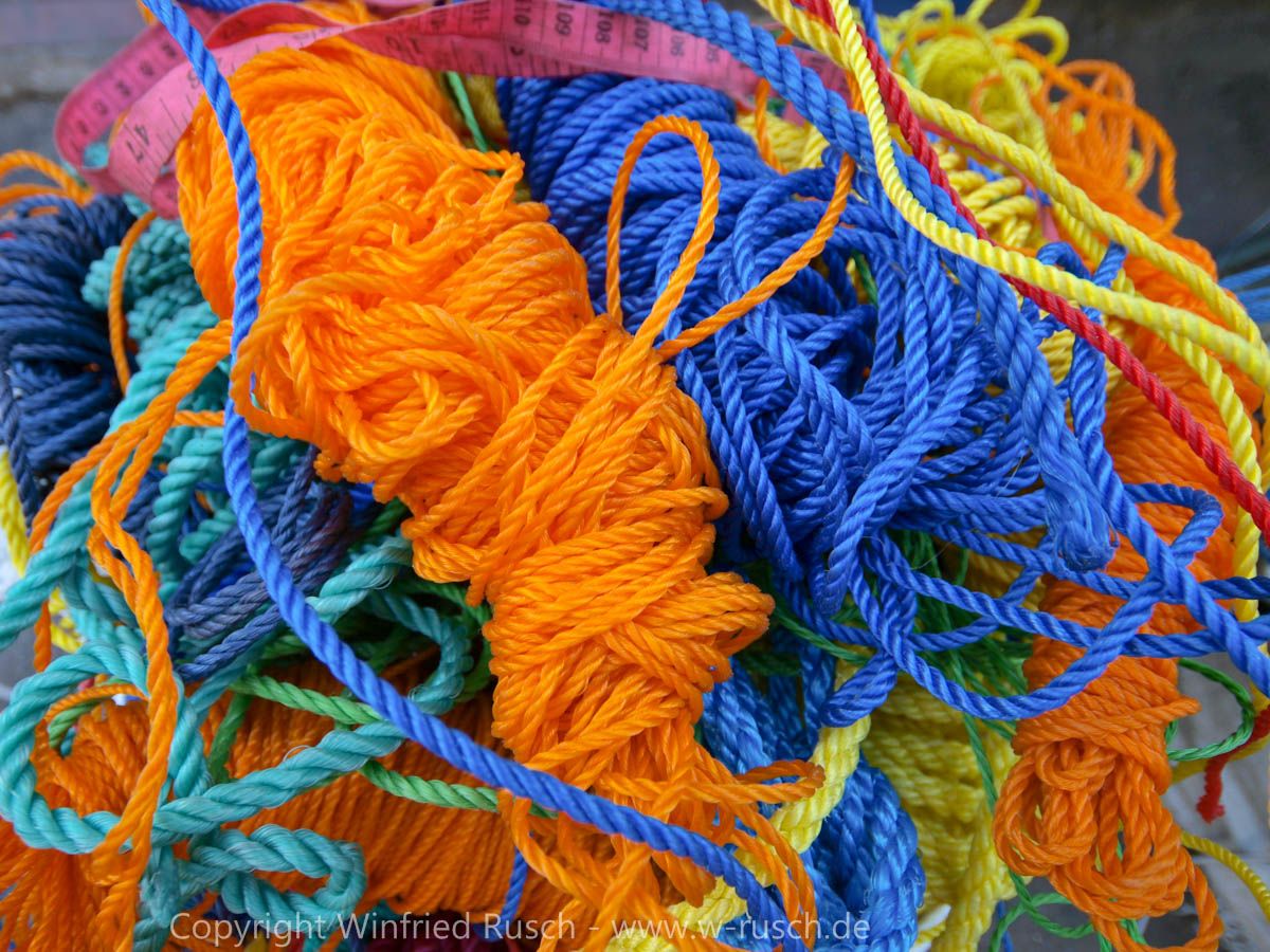bunte Netze in Antananarivo, Madagascar