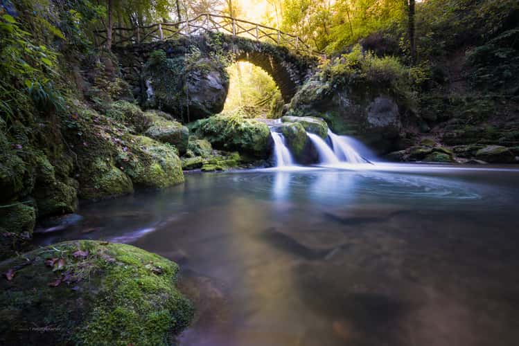 Classic View of Schiessentümpel Cascade