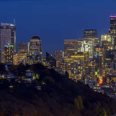 Seattle Skyline from Ella Bailey Park, USA