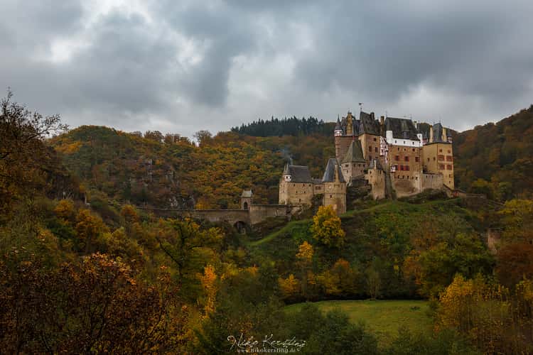 Eltz Castle from the side