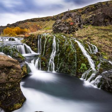 Gjain valley and waterfalls, Iceland