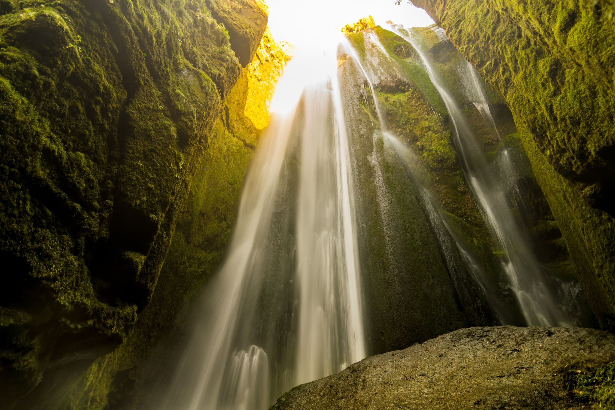 Gljufrafoss near Seljalandsfoss, Iceland