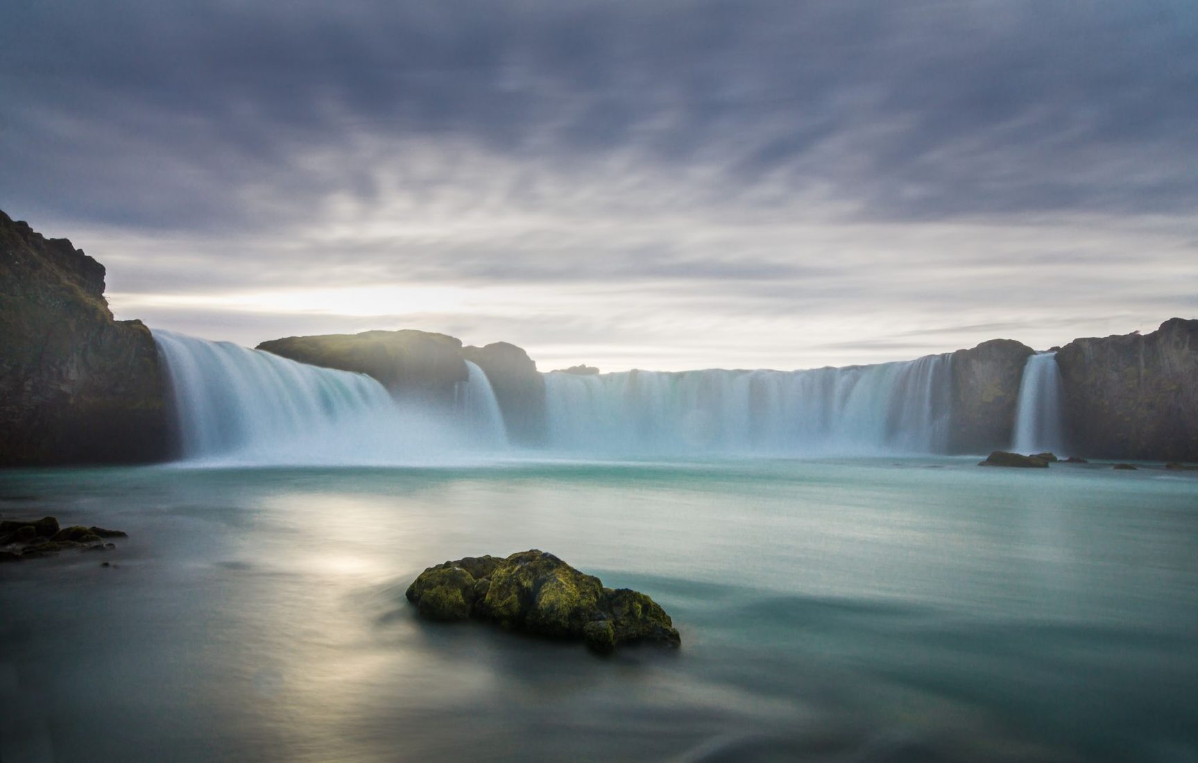 Goðafoss, South side view, Iceland