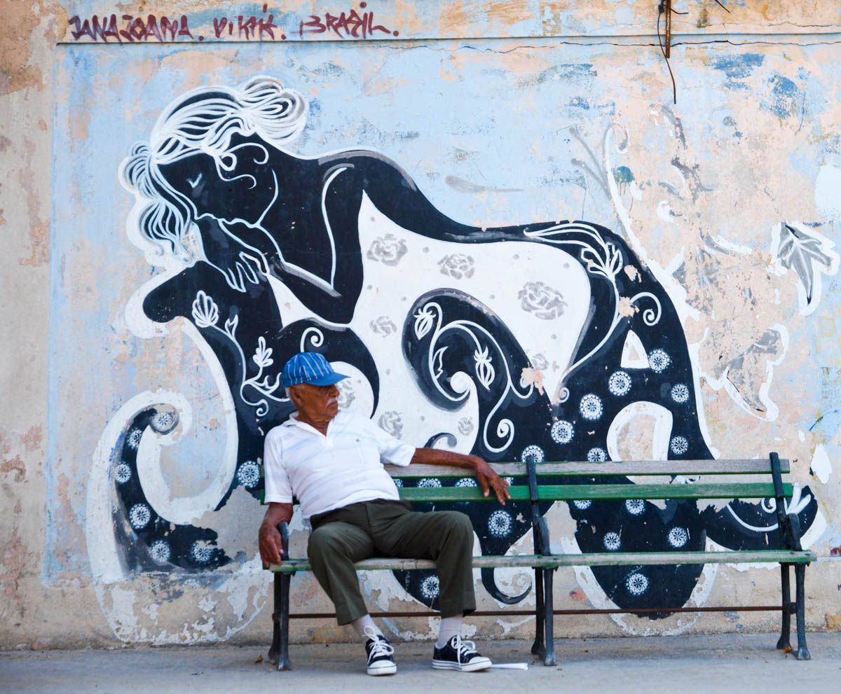 Graffiti in Havanna, Cuba