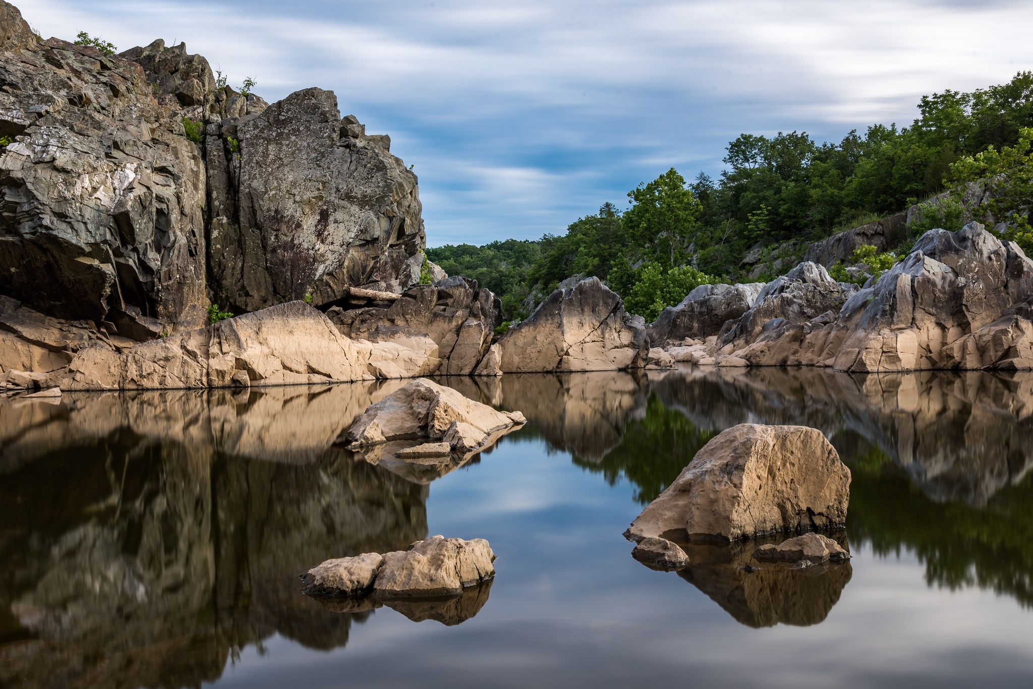 Great Falls National Park in Maryland, USA