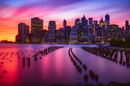 Tribute in Light, New York City Skyline