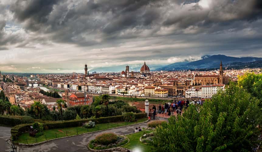 Panoramic View of Florence from Piazzale Michelangelo