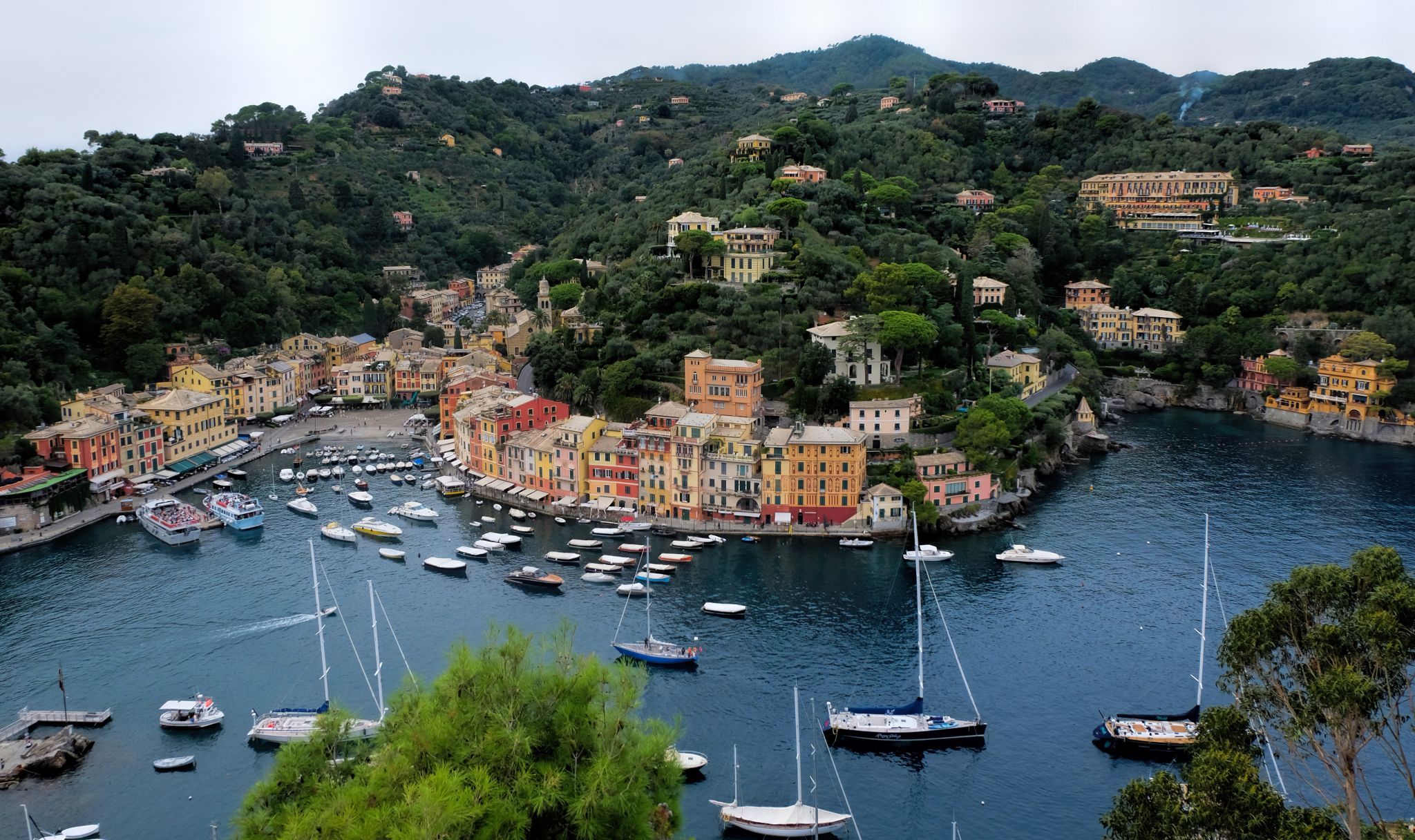 Portofino from Castello Brown, Italy