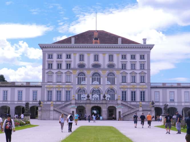 Morning glow over the Nymphenburg Palace, Munich