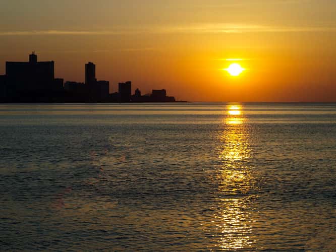 Sonnenuntergang am Malecon