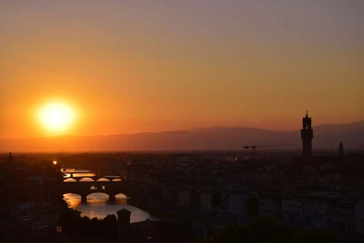 Sunset in Florence