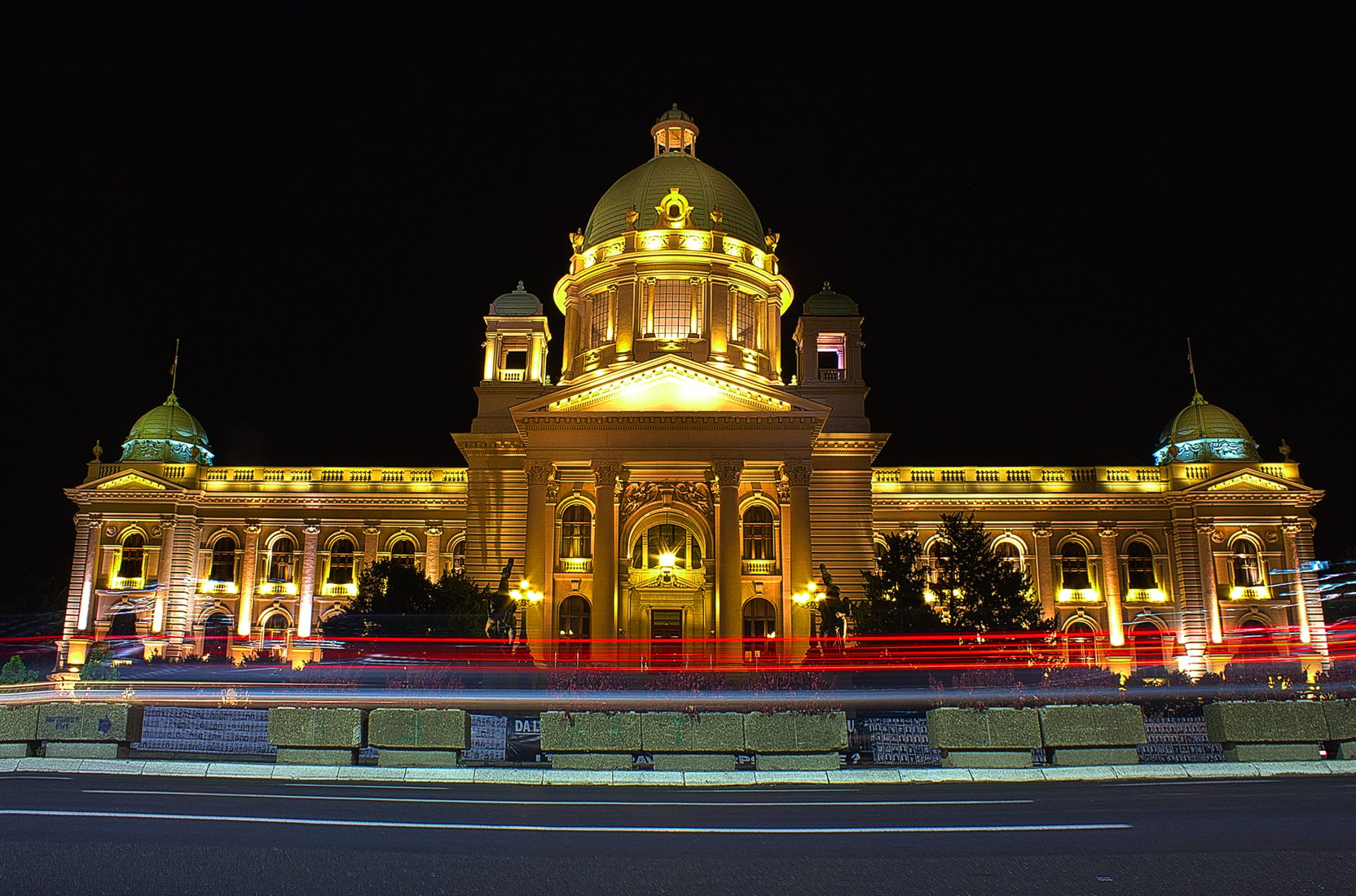 The House of the National Assembly of Serbia, in Belgrade, Serbia