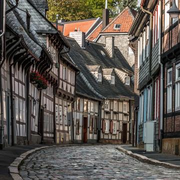 The streets of Goslar, Germany