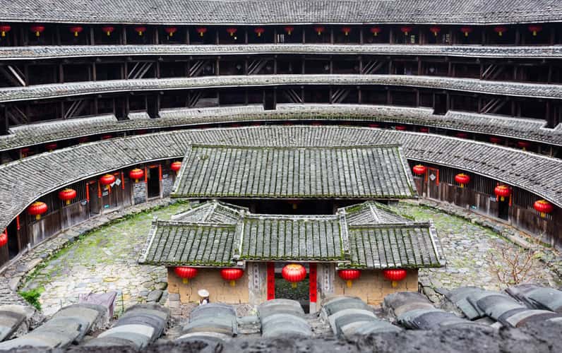 Tulou Häuser in Tianluokeng