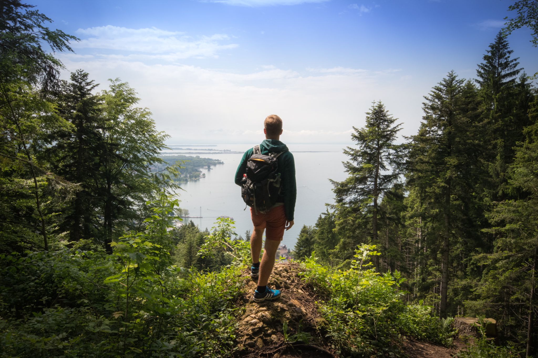 View over beautiful Lake constance, Austria