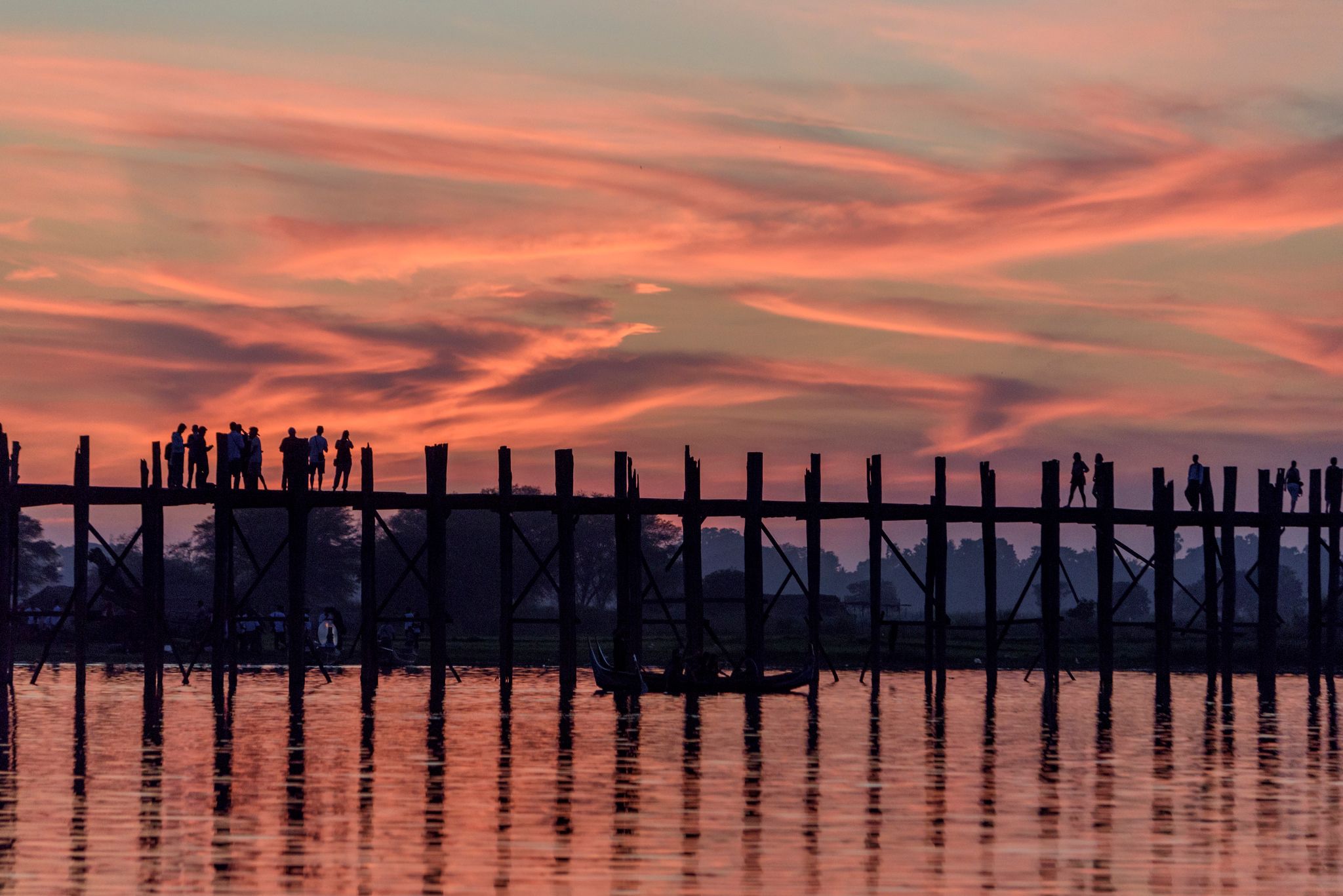 U Bein Bridge, Myanmar