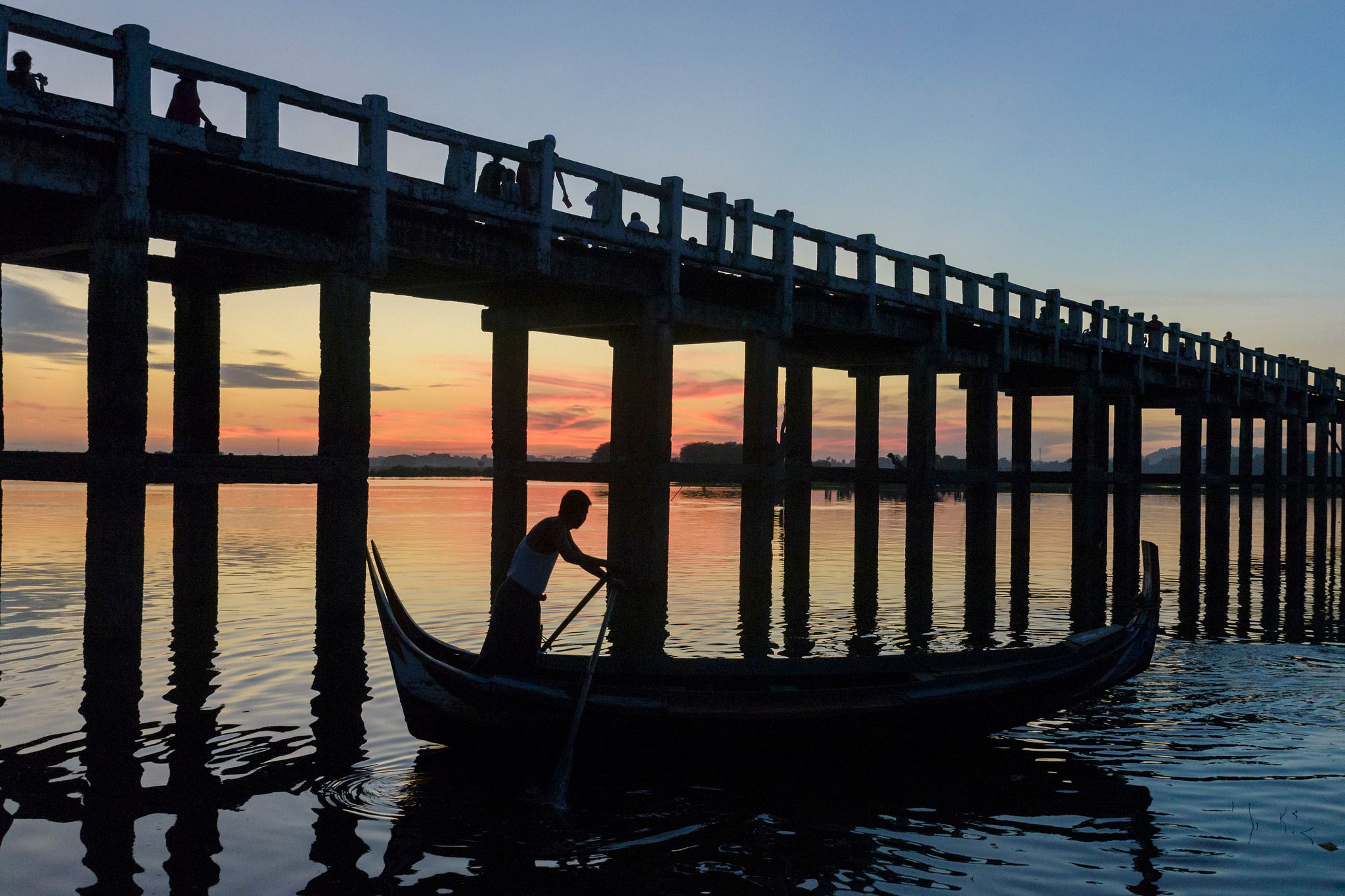 U Bein Bridge, Myanmar