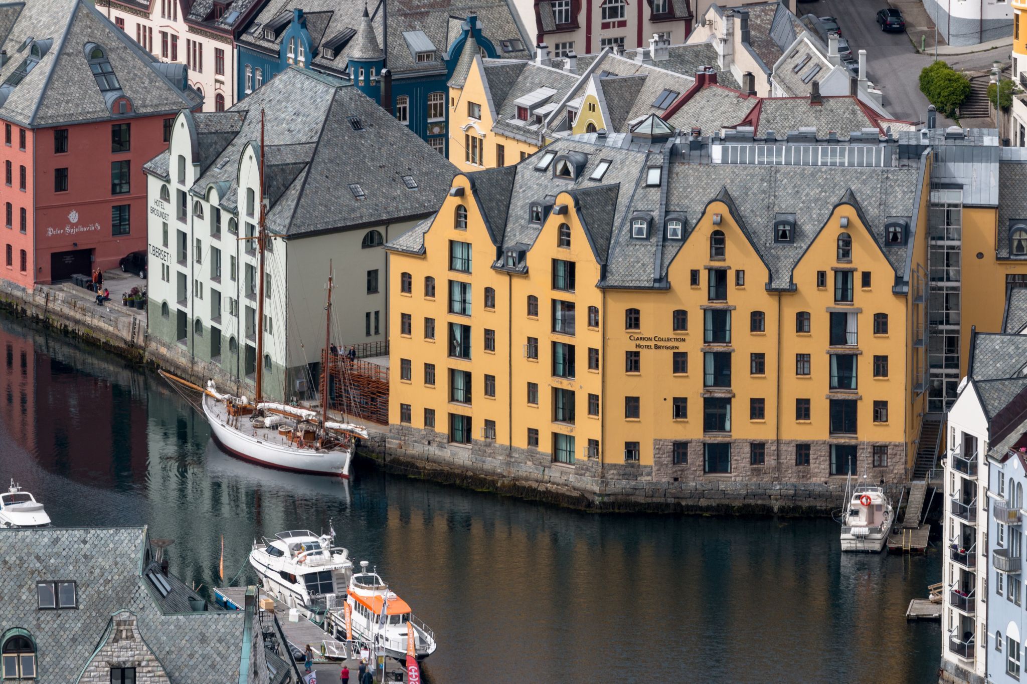 View over Ålesund from Fjellstua Viewpoint, Norway
