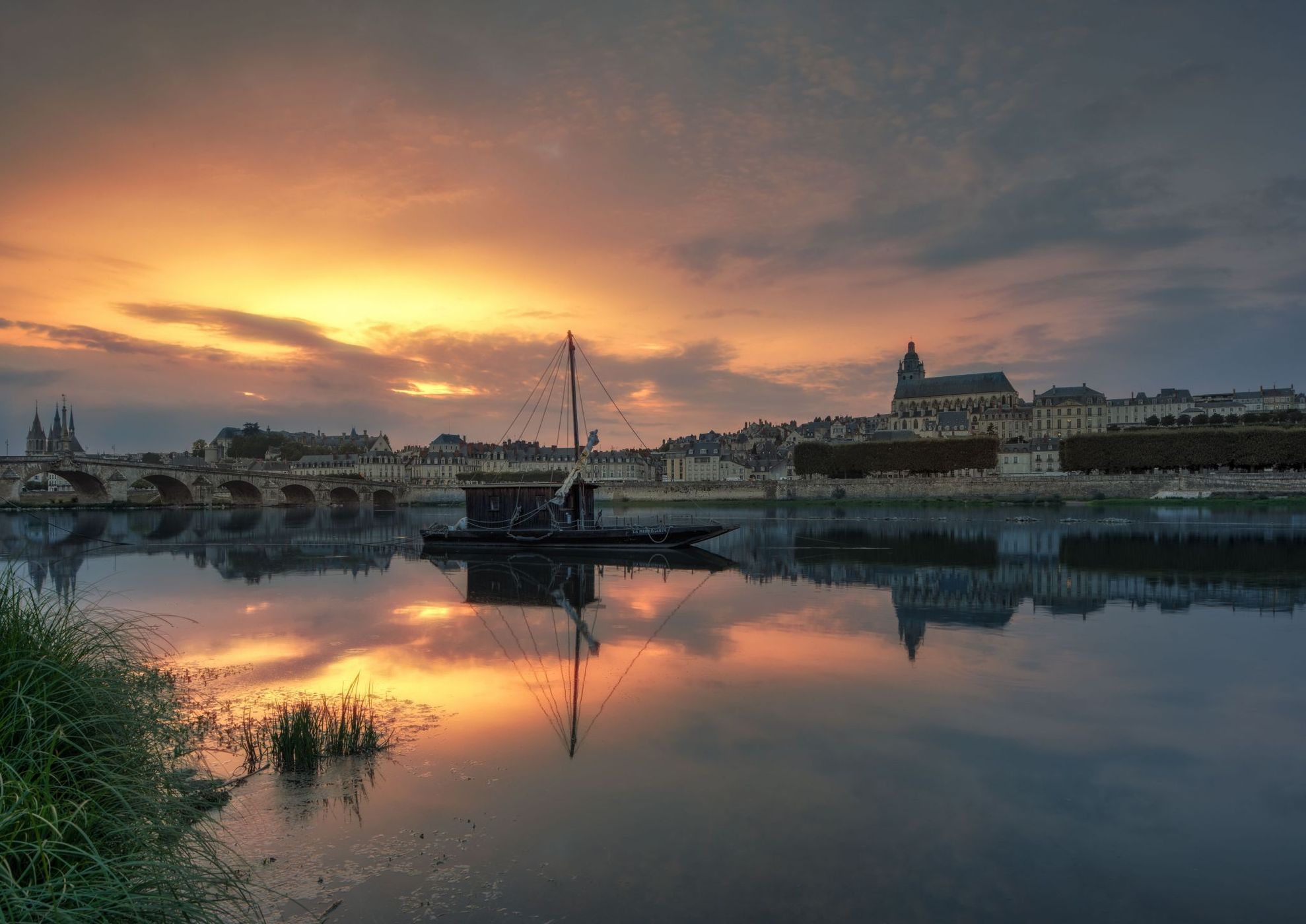 Blois, Loire river banks, France
