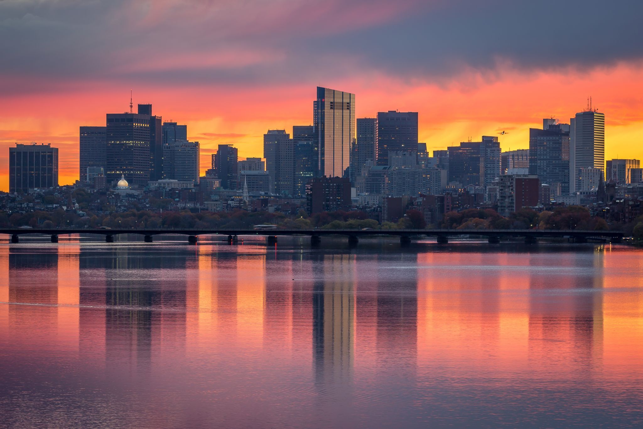 BU Bridge, Boston, USA
