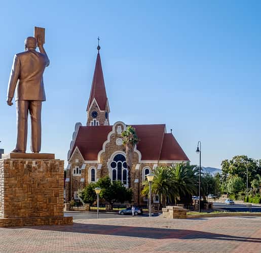 Christus church and Nujoma memorial